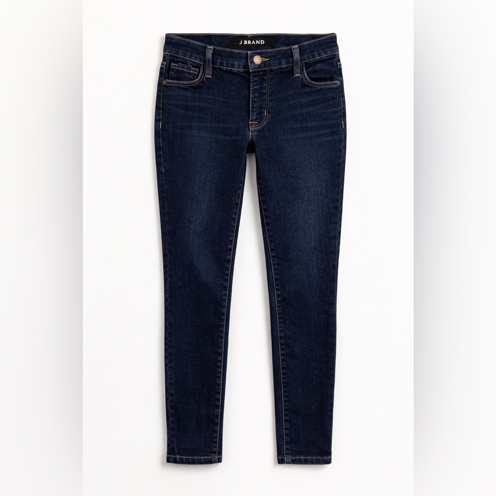 🇺🇸 J Brand Capri Ankle Skinny Jeans 29 Dark Wash Mid Rise Stretch USA